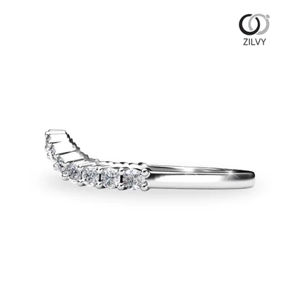 แหวนเพชรผู้หญิง รุ่น GR813 - มุมข้าง