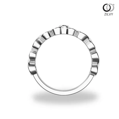 แหวนเพชรผู้หญิง รุ่น GR817 - มุมหน้า