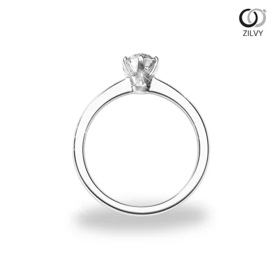 แหวนเพชรผู้หญิง รุ่น GR821 - มุมหน้า