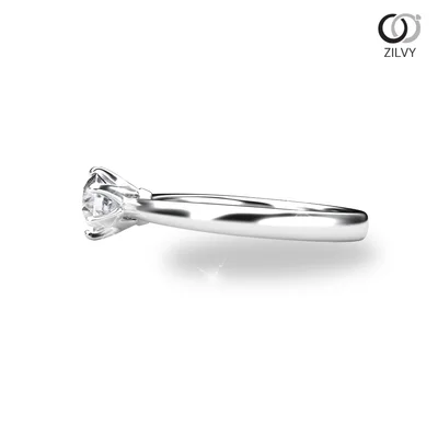 แหวนเพชรผู้หญิง รุ่น GR821 - มุมข้าง