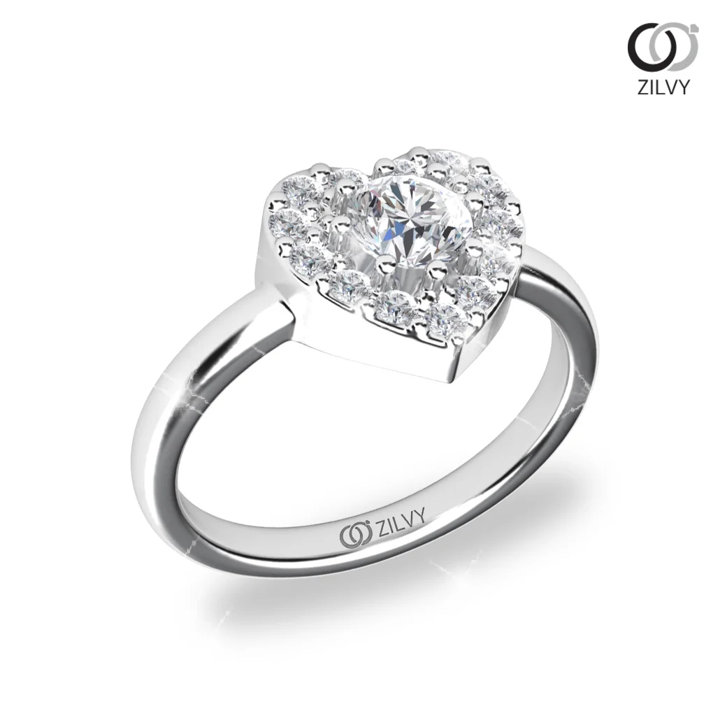 แหวนเพชร Soleil Halo