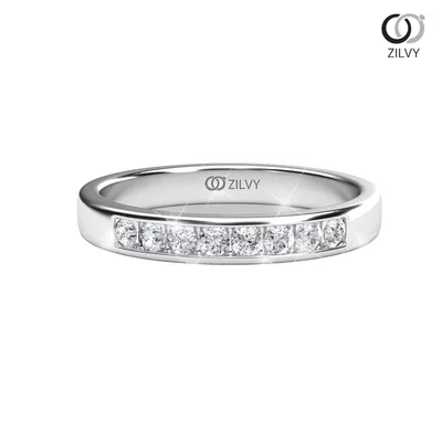 แหวนเพชรผู้หญิง รุ่น GR829 - มุมบน