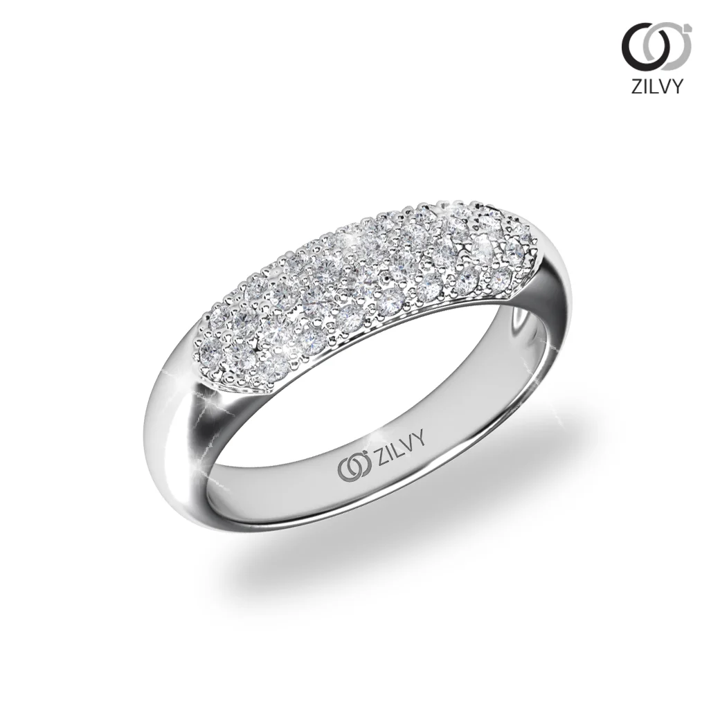 แหวนเพชร Caprice Pavé