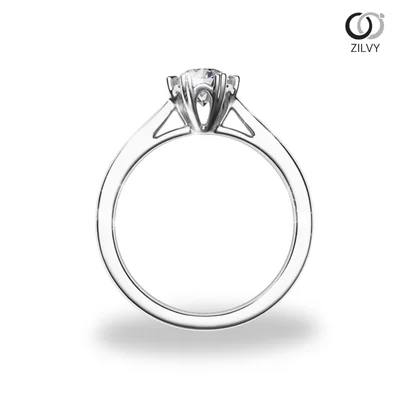 แหวนเพชรผู้หญิง รุ่น GR839 - มุมหน้า