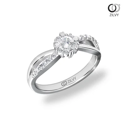 แหวนเพชรผู้หญิง รุ่น GR841 - ภาพเต็ม