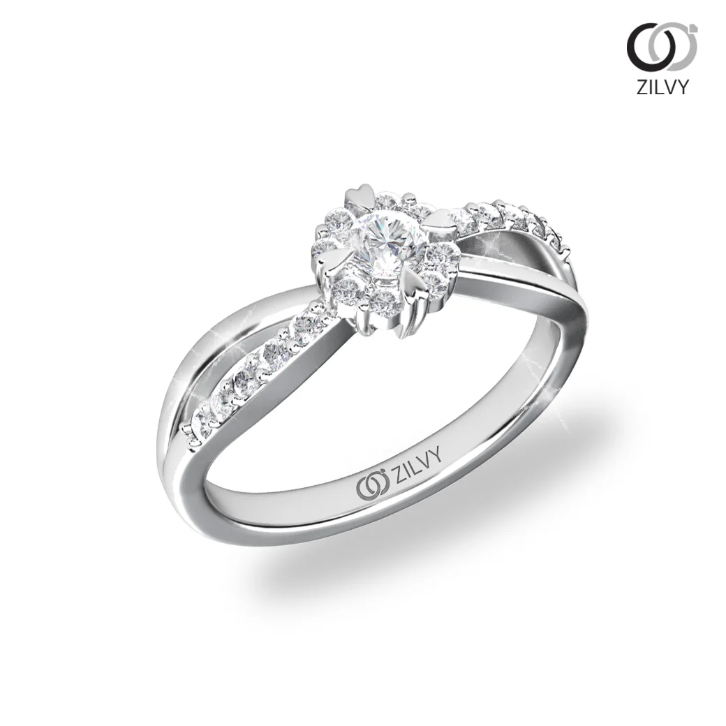Women's Diamond Ring GR841 - perspective view
