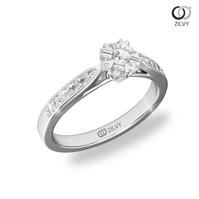 Women's Diamond Ring GR842 - perspective view