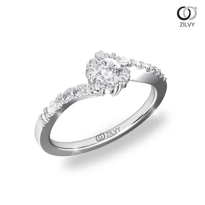 แหวนเพชรผู้หญิง รุ่น GR843 - ภาพเต็ม