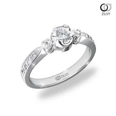 แหวนเพชรผู้หญิง รุ่น GR844 - มุมเปอร์สเปกทีฟ