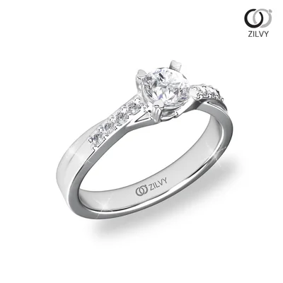 แหวนเพชรผู้หญิง รุ่น GR845 - มุมเปอร์สเปกทีฟ