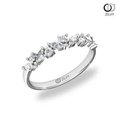 แหวนเพชรผู้หญิง รุ่น GR846 - มุมเปอร์สเปกทีฟ