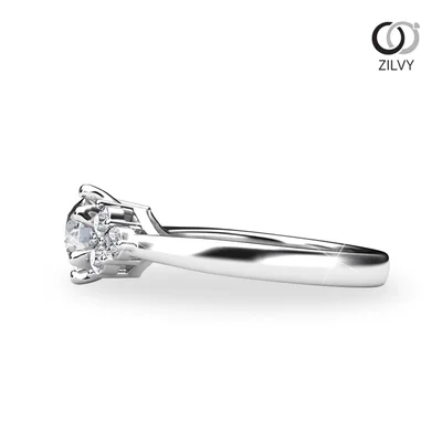 แหวนเพชรผู้หญิง รุ่น GR850 - มุมข้าง