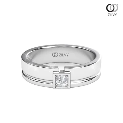 แหวนเพชรผู้หญิง รุ่น GR855 - มุมบน