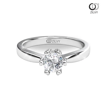 แหวนเพชรผู้หญิง รุ่น GR856 - มุมบน