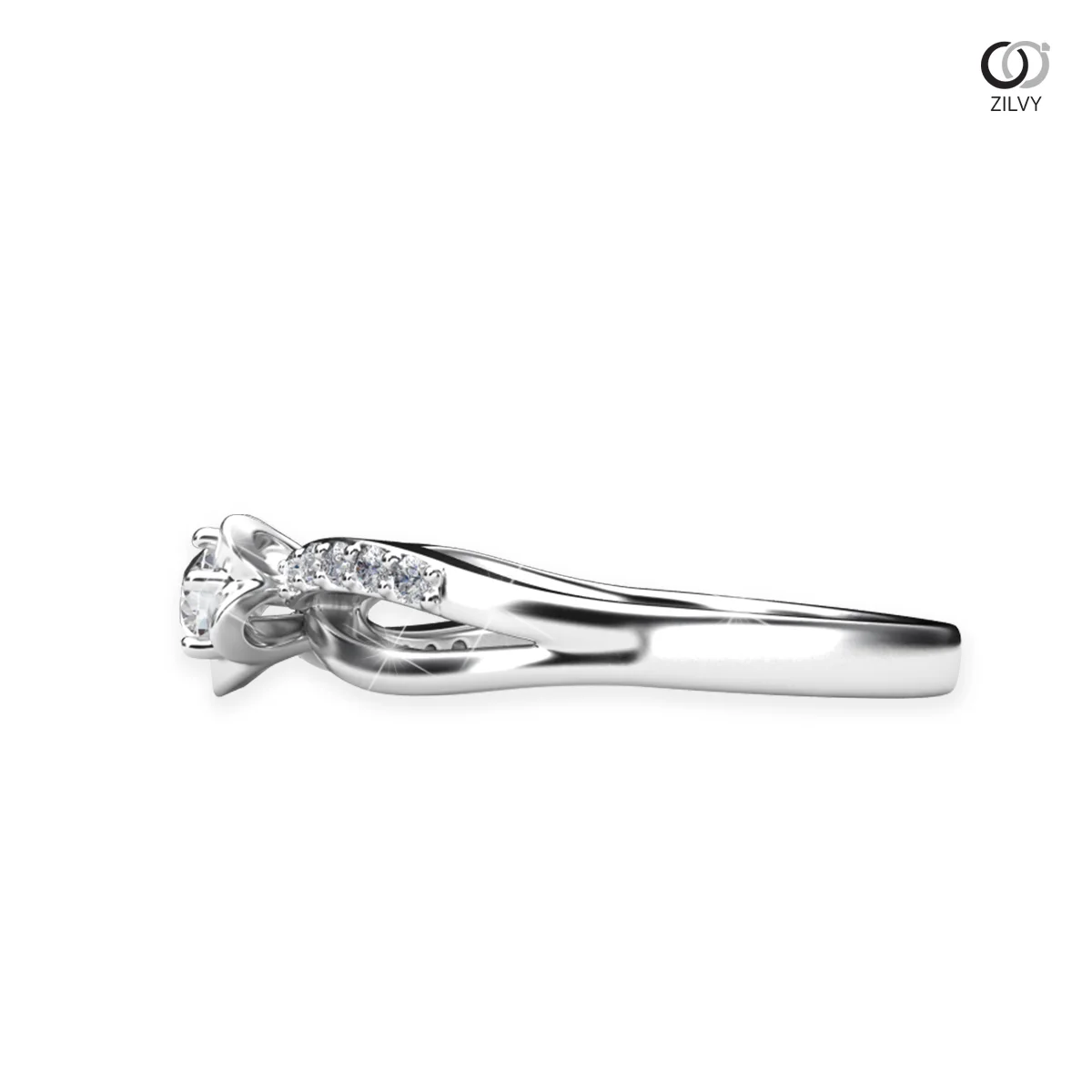 Women's Diamond Ring GR864 - side view