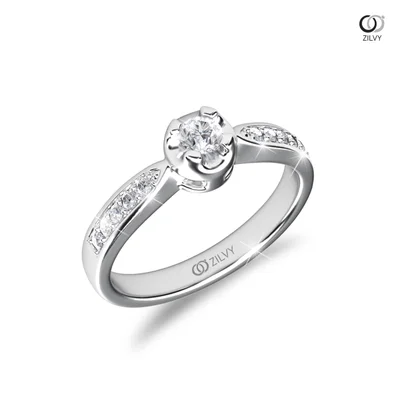 แหวนเพชรผู้หญิง รุ่น GR865 - ภาพเต็ม