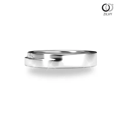 แหวนเพชรผู้หญิง รุ่น GR866 - มุมข้าง