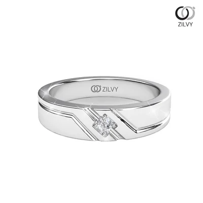 แหวนเพชรผู้หญิง รุ่น GR867 - มุมบน