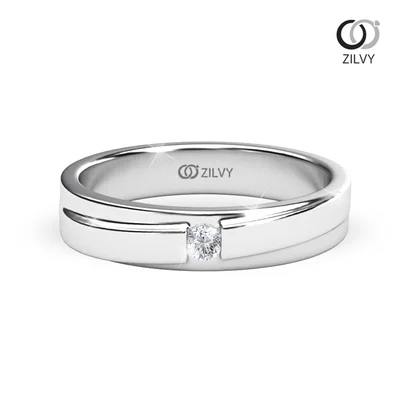 แหวนเพชรผู้หญิง รุ่น GR869 - มุมบน