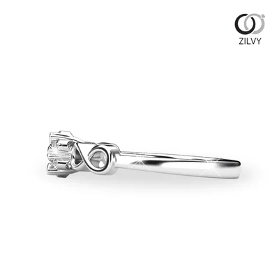 แหวนเพชรผู้หญิง รุ่น GR877 - มุมข้าง