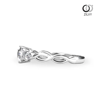 แหวนเพชรผู้หญิง รุ่น GR879 - มุมข้าง