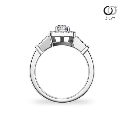 แหวนเพชรผู้หญิง รุ่น GR881 - มุมหน้า