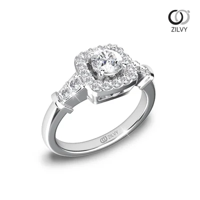 แหวนเพชรผู้หญิง รุ่น GR881 - ภาพเต็ม