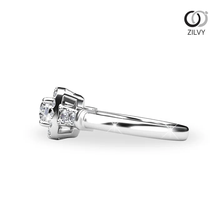 Women's Diamond Ring GR881 - side view
