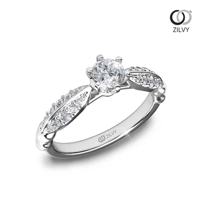 แหวนเพชรผู้หญิง รุ่น GR883 - มุมเปอร์สเปกทีฟ