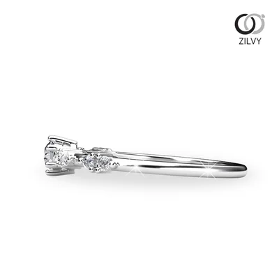 แหวนเพชรผู้หญิง รุ่น GR886 - มุมข้าง