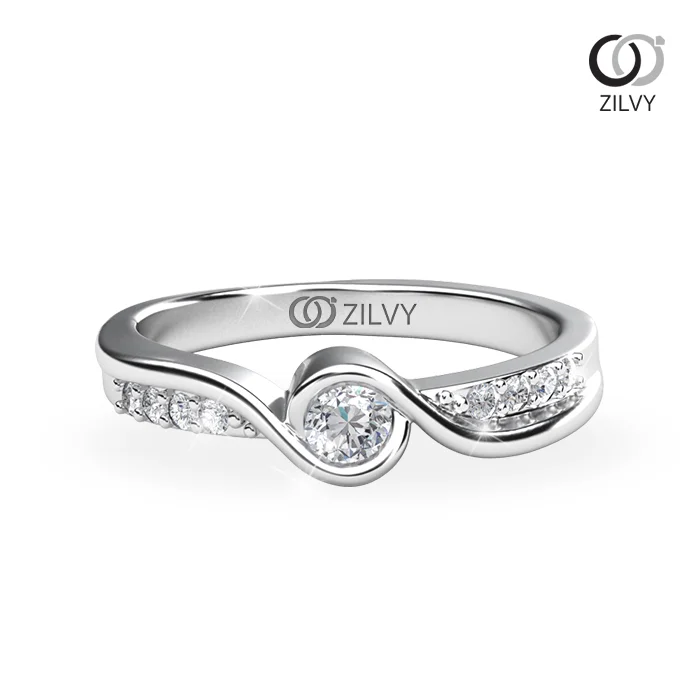 Women's Diamond Ring GR888 - top view