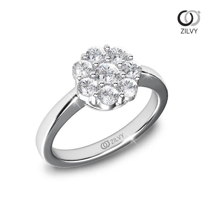 แหวนเพชร Marcelle Cluster