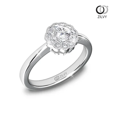 แหวนเพชรผู้หญิง รุ่น GR891 - มุมเปอร์สเปกทีฟ