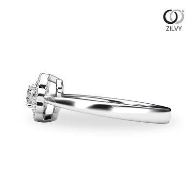 แหวนเพชรผู้หญิง รุ่น GR891 - มุมข้าง