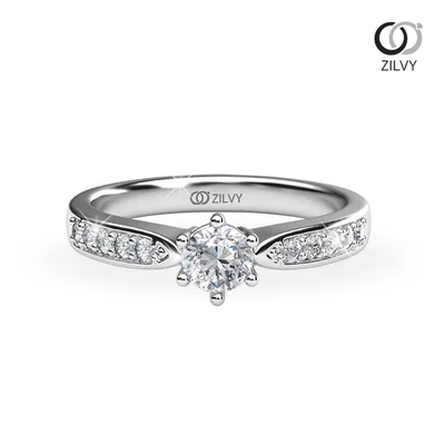 Women's Diamond Ring GR892 - top view