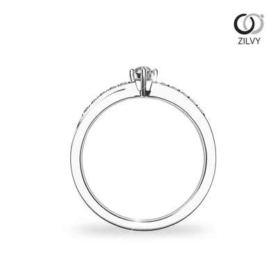 แหวนเพชรผู้หญิง รุ่น GR893 - มุมหน้า