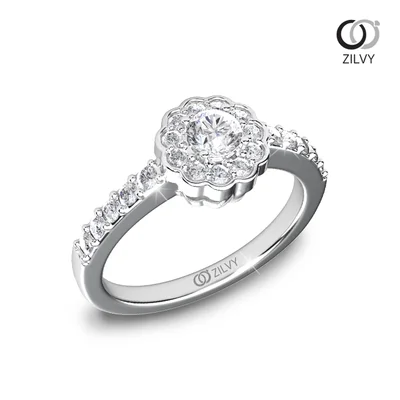 แหวนเพชรผู้หญิง รุ่น GR895 - มุมเปอร์สเปกทีฟ