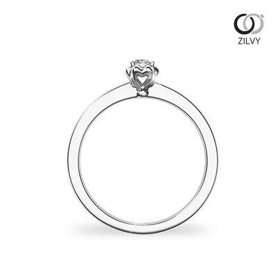 แหวนเพชรผู้หญิง รุ่น GR897 - มุมหน้า