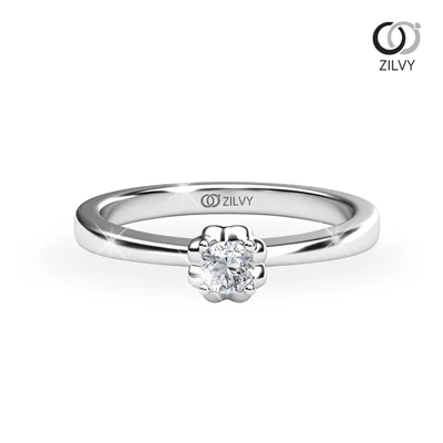 แหวนเพชรผู้หญิง รุ่น GR897 - มุมบน