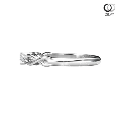 แหวนเพชรผู้หญิง รุ่น GR898 - มุมข้าง