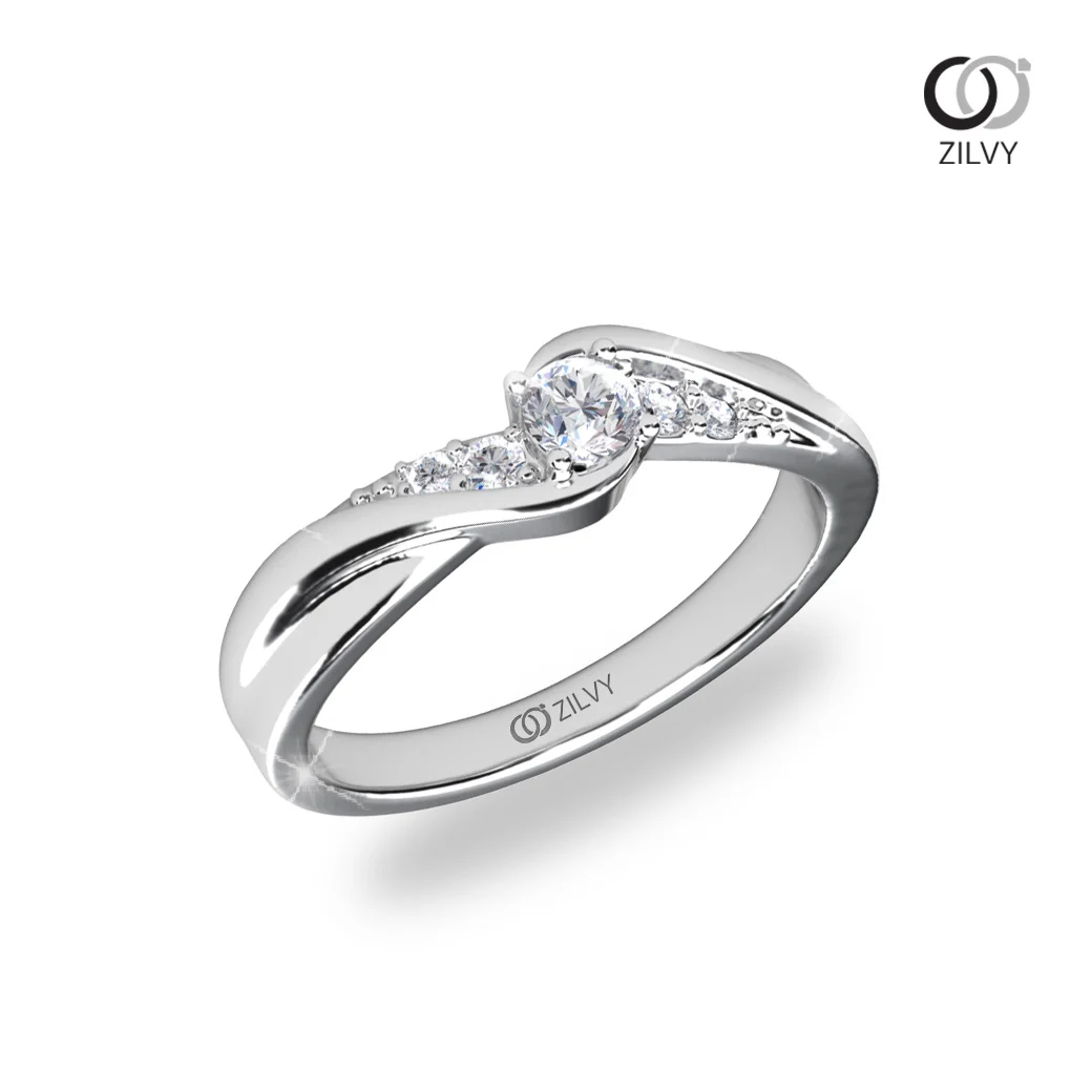 แหวนเพชร Esme Flanked