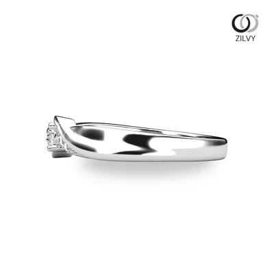 แหวนเพชรผู้หญิง รุ่น GR901 - มุมข้าง