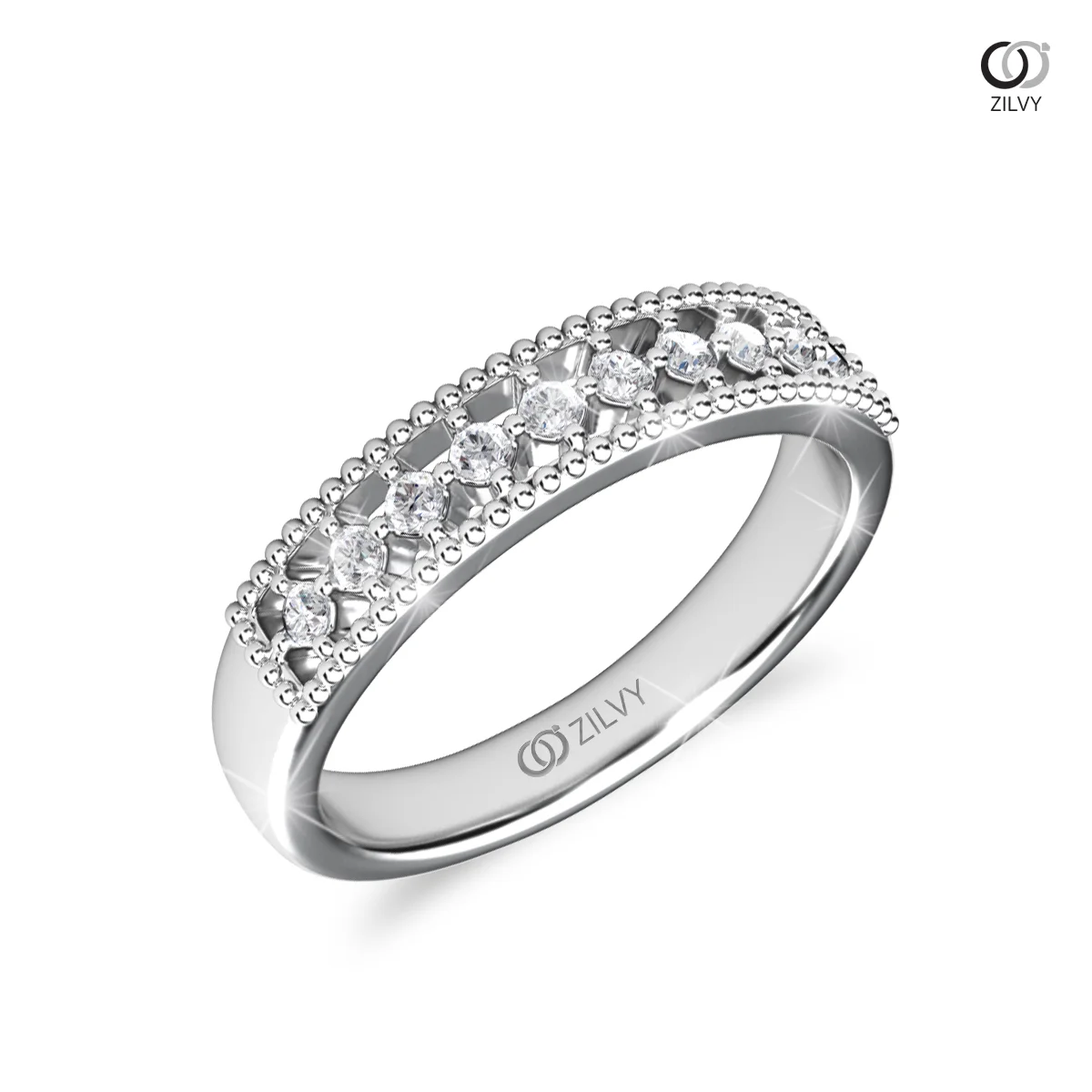Women's Diamond Ring GR904 - perspective view