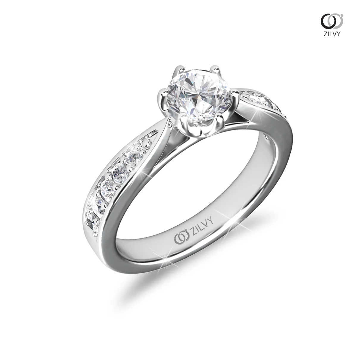 แหวนเพชร Maison Flanked