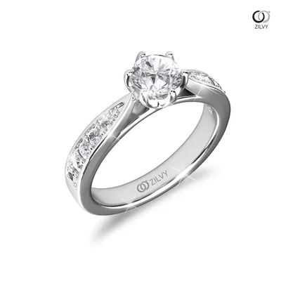 แหวนเพชรผู้หญิง รุ่น GR908 - ภาพเต็ม