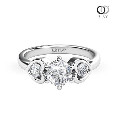 Women's Diamond Ring GR912 - top view