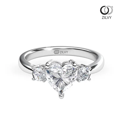 Women's Diamond Ring GR913 - top view