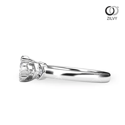 แหวนเพชรผู้หญิง รุ่น GR914 - มุมข้าง