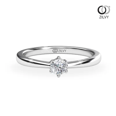 แหวนเพชรผู้หญิง รุ่น GR918 - มุมบน