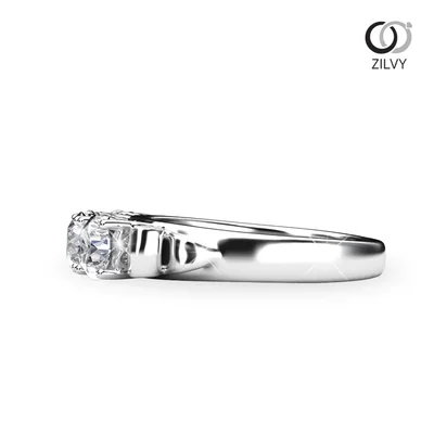 Women's Diamond Ring GR919 - side view